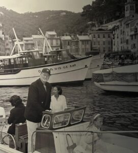 Hollywood in riviera. John Wayne. Portofino (1956)