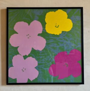 Mostra “The age of freedom” - Andy Warhol, Desenzano del Garda (BS)Flowers, serigrafia- Edizione Sunday B. Morning