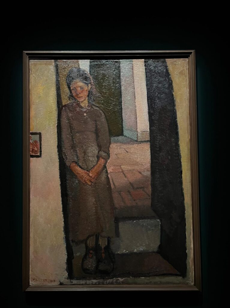 ragazza alla porta, 1919 - Felice Carena