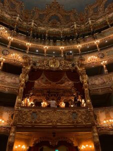 Teatro La Fenice, Venezia. palco reale