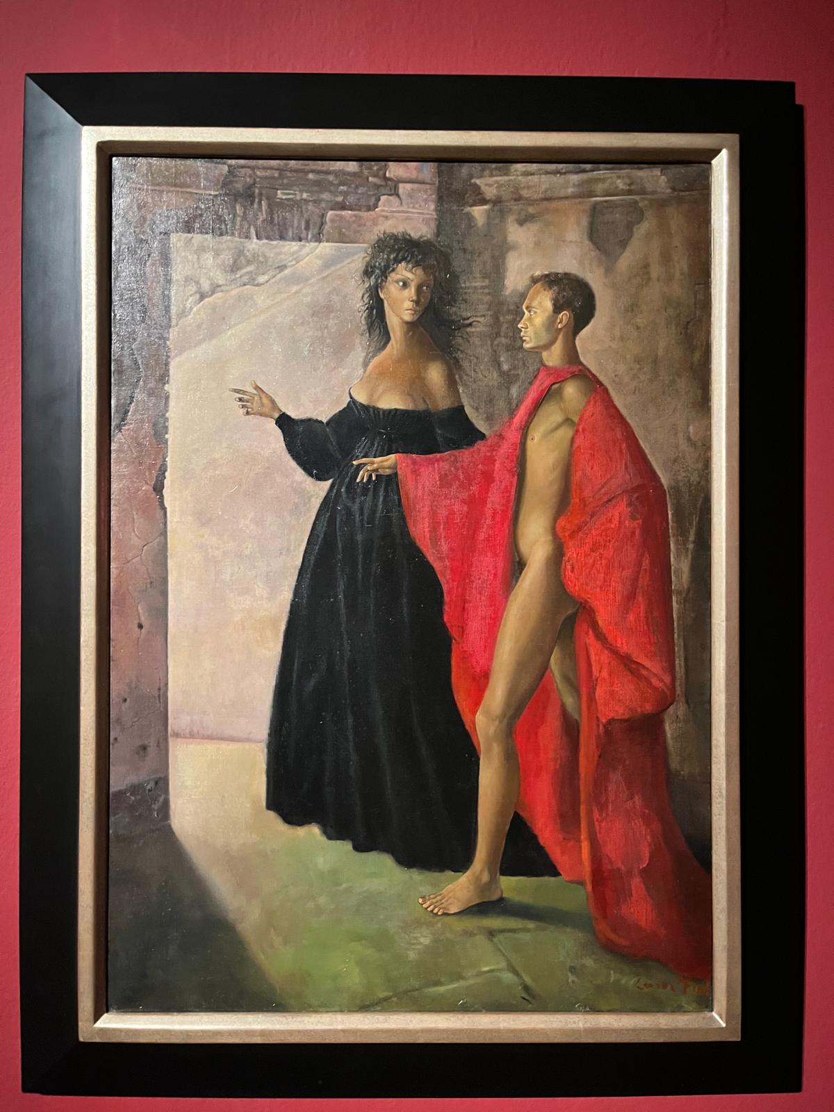 Nella torre (Autoritratto con Constantin Jelenski), 1952 - Leonor Fini