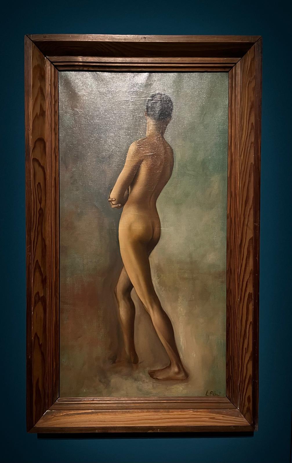 Ritratto di Frederico Fresco / Uomo nudo di spalle, 1942 - Leonor Fini