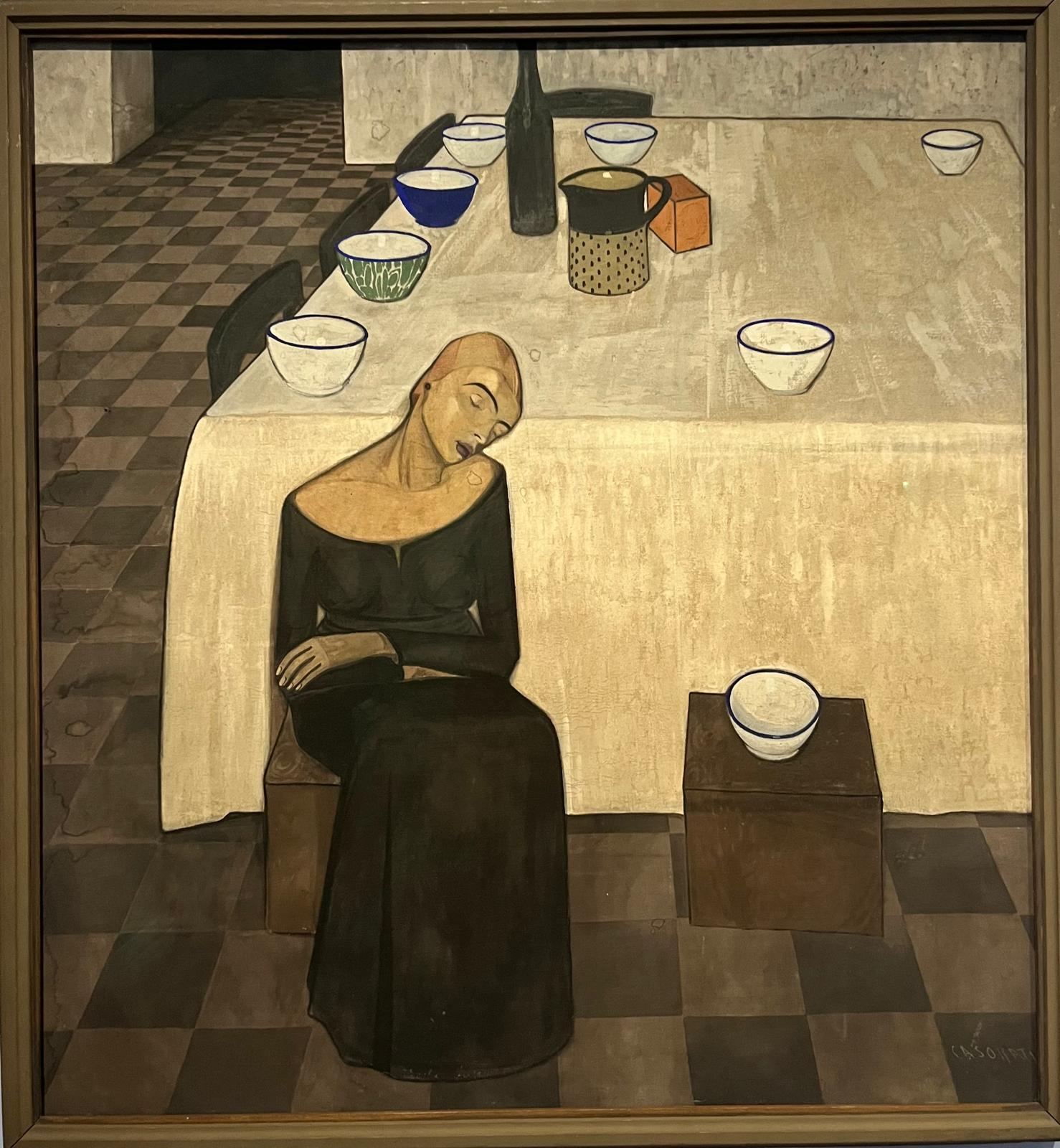 Una donna o L'attesa, 1919, Felice Casorati