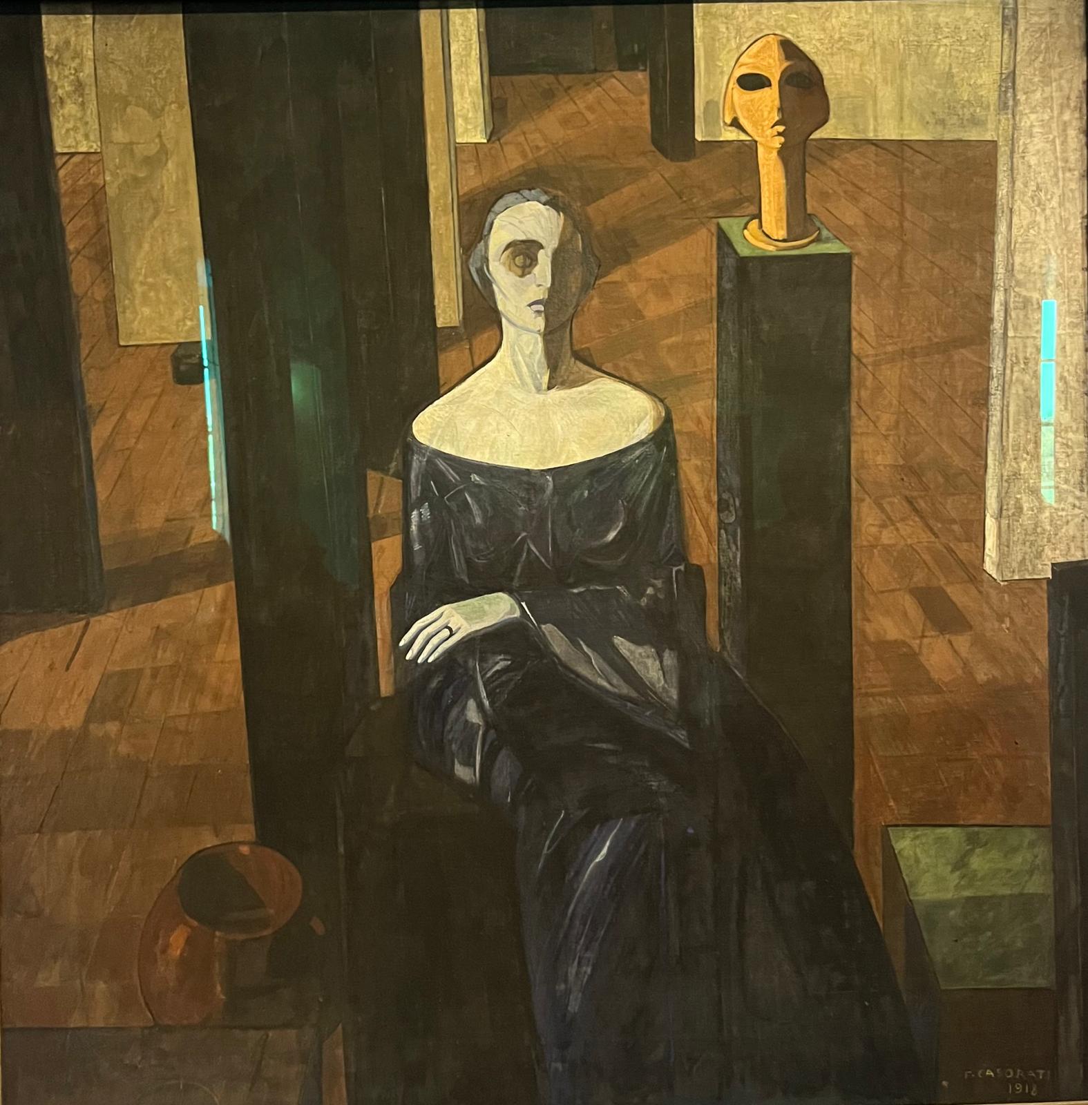 Ritratto di Maria Anna De Lisi, 1919, Felice Casorati