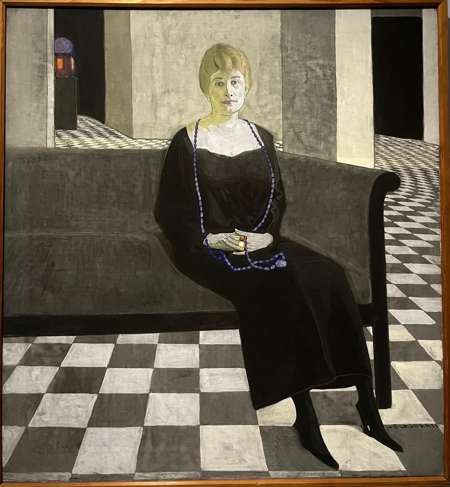 Teresa Madinelli Veronesi, 1918, Felice Casorati